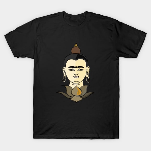 Buddha T-Shirt by AurelieS